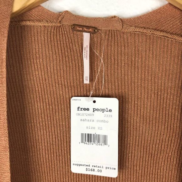 -Free People Sweater Duster NWT XS - Picture 6 of 10